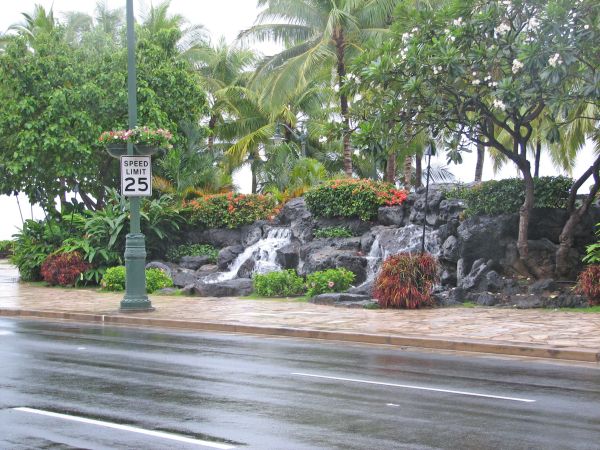Waterfall on Waikiki