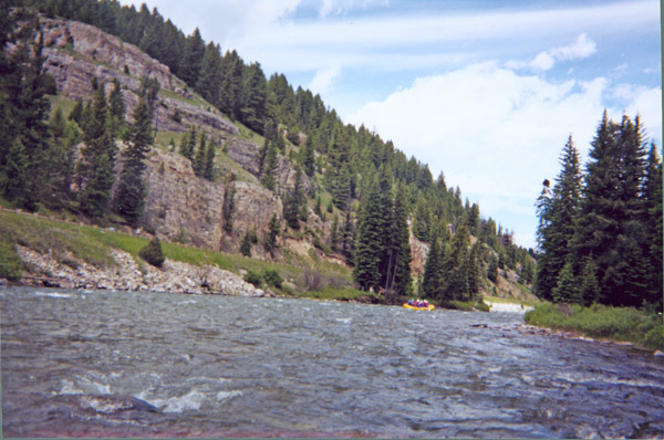 Rafting the Gallatin River in Big Sky, Montana