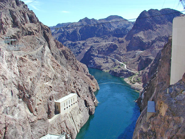 Down the river from Hoover Dam