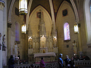 Loretto Chapel altar area